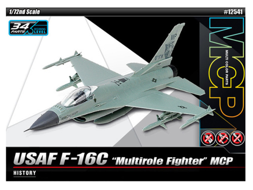 12541 Academy Американский многоцелевой истребитель F-16C (1:72)