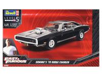 07693 Revell Автомобиль Dominic's 1970 Dodge Charger, серия Fast & Furious (1:25) 07693 Revell Автомобиль Dominic's 1970 Dodge Charger, серия Fast & Furious (1:25)