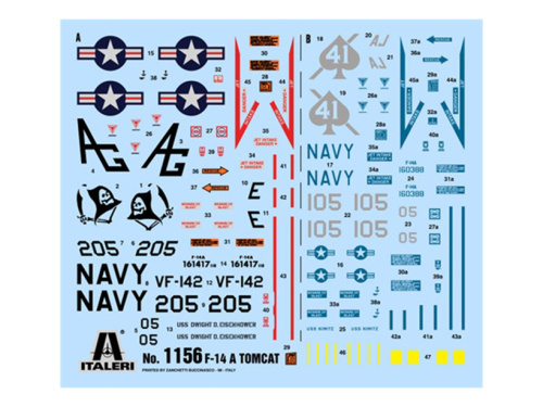 1156 Italeri Самолёт F-14 A Tomcat (1:72)