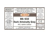 60057 АКАН Англия Тёмный адмиралтейский серый (dark admiralty grey), 10 мл.