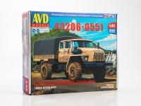 1403 AVD Models Грузовой автомобиль Урал-43206-0551 бортовой (1:43)