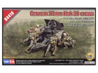 84418 Hobby Boss Миниатюры немецких зенитчиков СС 20mm Flak 38 (1:35)