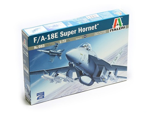 0083 Italeri Американский палубный истребитель-бомбардировщик и штурмовик F/A-18E Super Hornet (1:72
