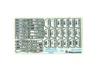 035393 Фототравление Микродизайн Германские автомобильные номера WWII цветные (1:35) 035393 Фототравление Микродизайн Германские автомобильные номера WWII цветные (1:35)