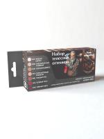 Pacific88 Набор красок Art Color Набор телесных оттенков, 7шт., арт.4806