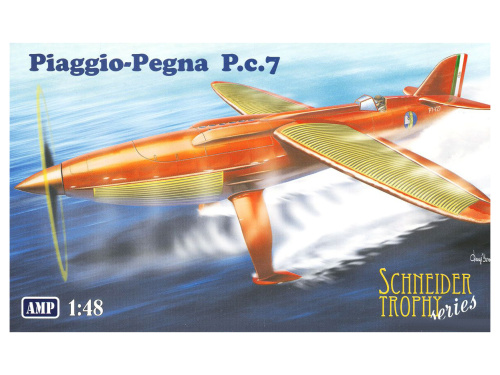 AMP48-011 AMP Гоночный Гидросамолёт Piaggio Pegna PC.7 (1:48)