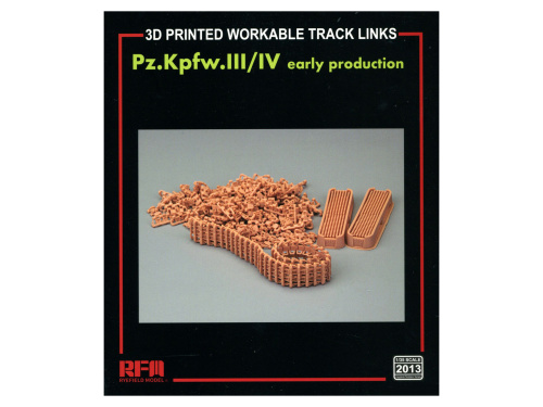 RM-2013 RFM Рабочие гусеничные траки для Pz. Kpfw. III /IV раннего (1:35)