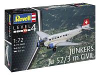 04975 Revell Немецкий самолёт Junkers Ju-52/3m Civil (1:72) 04975 Revell Немецкий самолёт Junkers Ju-52/3m Civil (1:72)