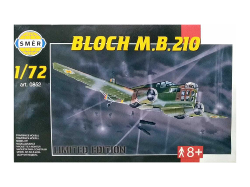 0852 Smer Французский бомбардировщик Bloch M.B.210 (1:72)