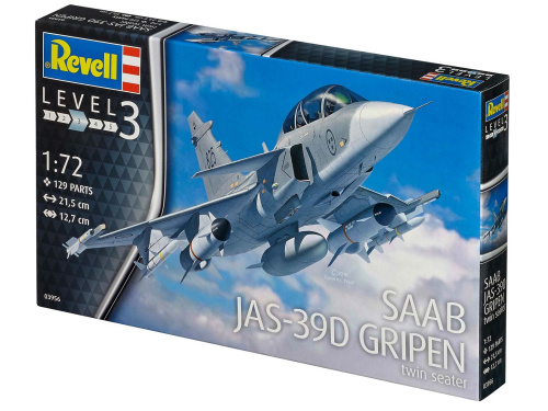 03956 Revell Самолет Saab JAS-39D Gripen (1:72)