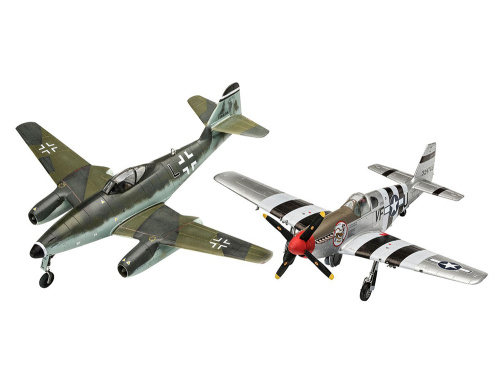 03711 Revell Набор Истребитель Me262 и истребитель дальнего радиуса действия P-51B (1:72)