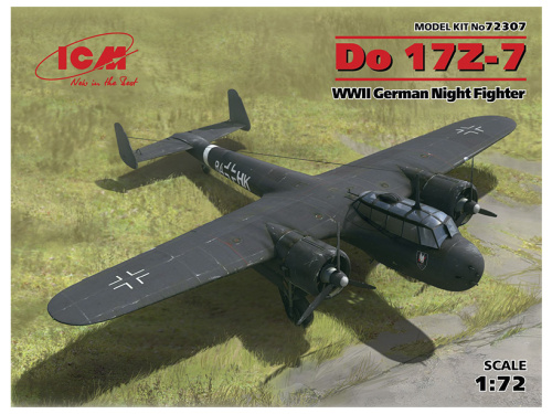 72307 ICM Do 17Z-7, Германский ночной истребитель ІІ МВ (1:72)
