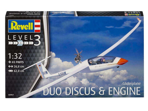 03961 Revell Двухместный планер Glider Duo Discus (1:32)