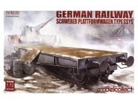 UA72086 Modelcollect Немецкая ЖД-платформа Schwerer Plattformwagen Type SSYS (1:72) UA72086 Modelcollect Немецкая ЖД-платформа Schwerer Plattformwagen Type SSYS (1:72)