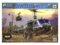 KH80154 Kitty Hawk Американский военно-транспортный вертолет UH-1D "Хьюи" (1:48)