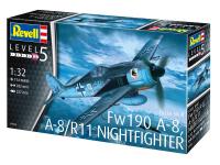 03926 Revell Немецкий истребитель Focke Wulf Fw190A-8, A-8/R11 Nightfighter (1:32)