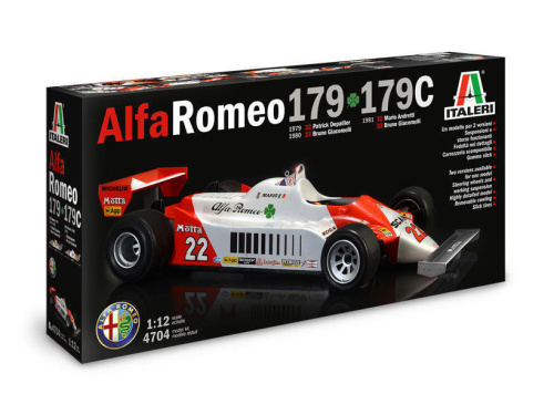 4704 Italeri Гоночный автомобиль Alfa Romeo 179/179С (1:12)