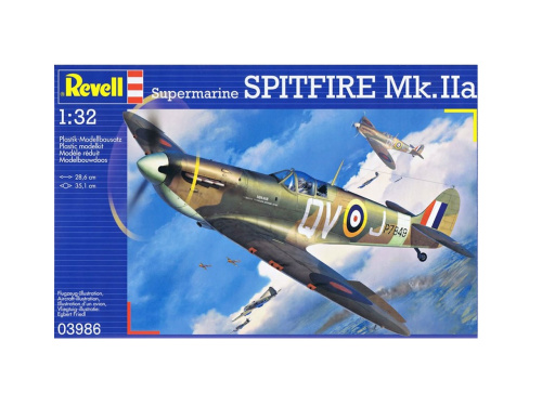 03986 Revell Британский истребитель Supermarine Spitfire Mk.II (1:32)