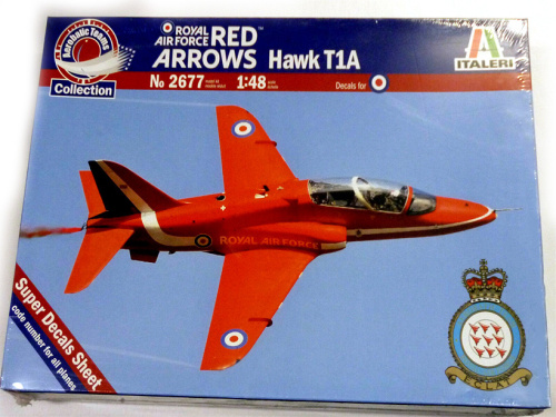 2677 Italeri Британский самолет Hawk T1A пилотажной группы "Red Arrows" (1:48)