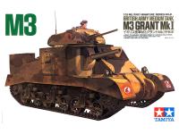 35041 Tamiya Английский средний танк М3 GRANT Мк I с 1 фигурой (1:35)