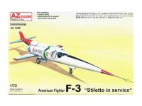 AZ7598 AZ Model Экспериментальный самолёт F-3 Stiletto (1:72)