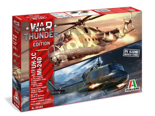 35103 Italeri War Thunder: UH-1C & MI-24D (1:72)