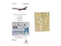 144203 Фототравление Микродизайн Ту-154М (Звезда) (1:144)