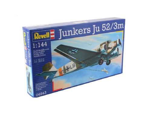 04843 Revell Немецкий самолет Junkers Ju 52/3m (1:144)