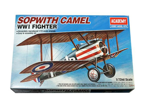12447 Academy Британский истребитель Sopwith Camel WWI Fighter (1:72)