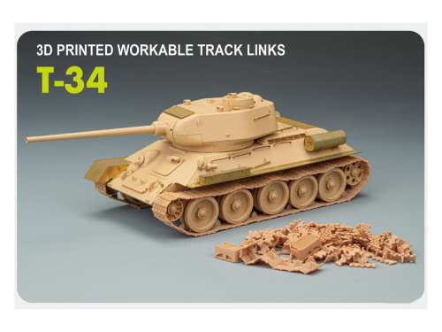 RM-2023 RFM Рабочие гусеничные траки для T-34 (3D printed ) (1:35)