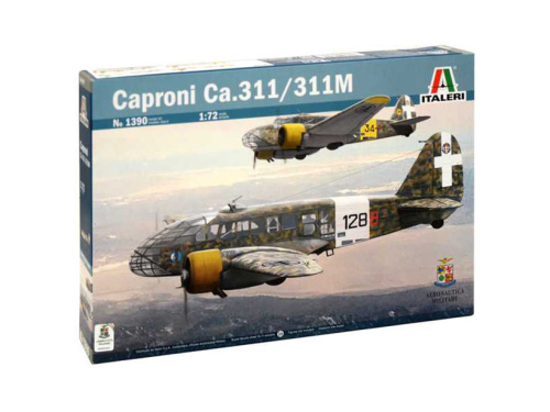 1390 Italeri Итальянский бомбардировщик и разведчик Caproni Ca.311/311M  (1:72)