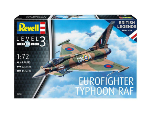 03900 Revell Многоцелевой истребитель Eurofighter Typhoon R "British Legends 1918-2018" (1:72)