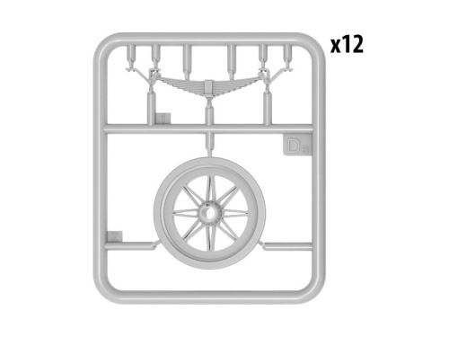 35607 MiniArt Железнодорожные колеса (1:35)