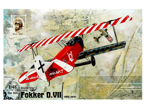 Rod420 Roden Легкий скоростной истребитель Fokker D.VII (OAW-Early) (1:48)