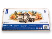 Конструктор из дерева. КАМАЗ-5511 Самосвал, 1:43. Baumi 12903