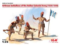 35567 ICM Фигуры Эритрейские батальоны колониальной армии Италии (1939-1940 г.г.) (1:35)