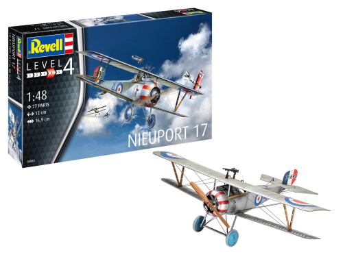 03885 Revell Французский истребитель-биплан Nieuport 17 (1:48)
