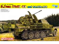 6553 Dragon Немецкая САУ Sd.Kfz.7 w/3.7cm FlaK 43 auf Selbstfahrlafette (1:35)