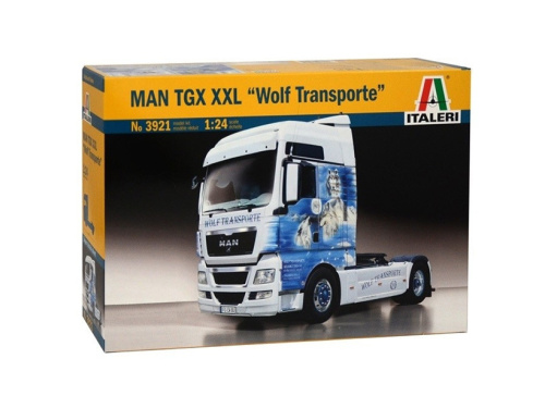 3921 Italeri Седельный тягач MAN TGX XXL "Wolf Transporte" (1:24)
