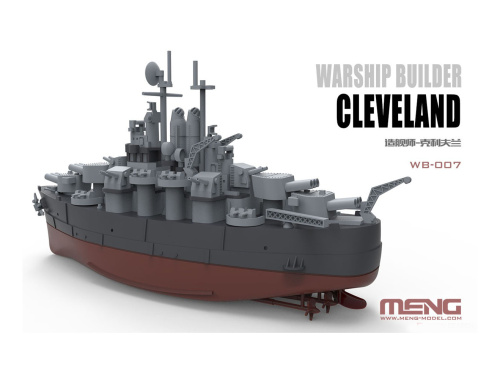 WB-007 Meng Корабль Cleveland серия Warship Builder