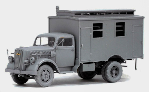 6790 Dragon Немецкий военный грузовой автомобиль полевой скорой помощи (3 тонны 4x2) (1:35)