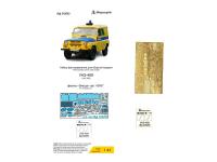 043020 Фототравление Микродизайн УАЗ-469 (Звезда) (1:43) 043020 Фототравление Микродизайн УАЗ-469 (Звезда) (1:43)