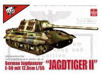 UA35005 Modelcollect Немецкий танк WWII E50 Jagdtiger II с пушкой 105mm. (1:35)