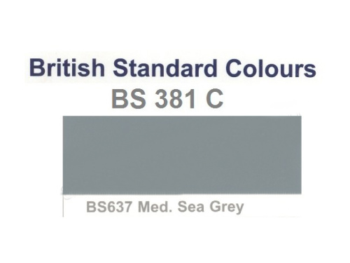 70016 АКАН Англия BS: 637 Средне-серый морской (Medium sea grey), 10 мл.