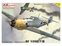 AZ7659 AZ Model Немецкий истребитель Bf 109E-7 "Schlacht Emils" (1:72)