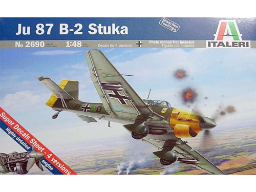 2690 Italeri Немецкий бомбардировщик JU-87 B-2 Stuka (1:48)