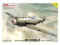 AZ7660 AZ Model Немецкий истребитель Bf 109E-3 "Over Spain" (1:72)