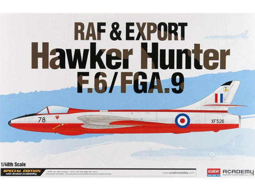 12312 Academy Самолет RAF & Export Hawker Hunter F.6/FGA.9 (1:48)