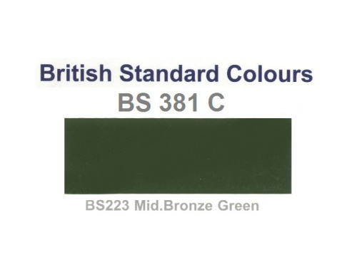 70037 АКАН Англия BS: 223 Средний бронзово-зелёный (Middle bronze green), 10 мл.