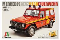 3663 Italeri Автомобиль Mercedes Benz G230 Feuerwehr (1:24)